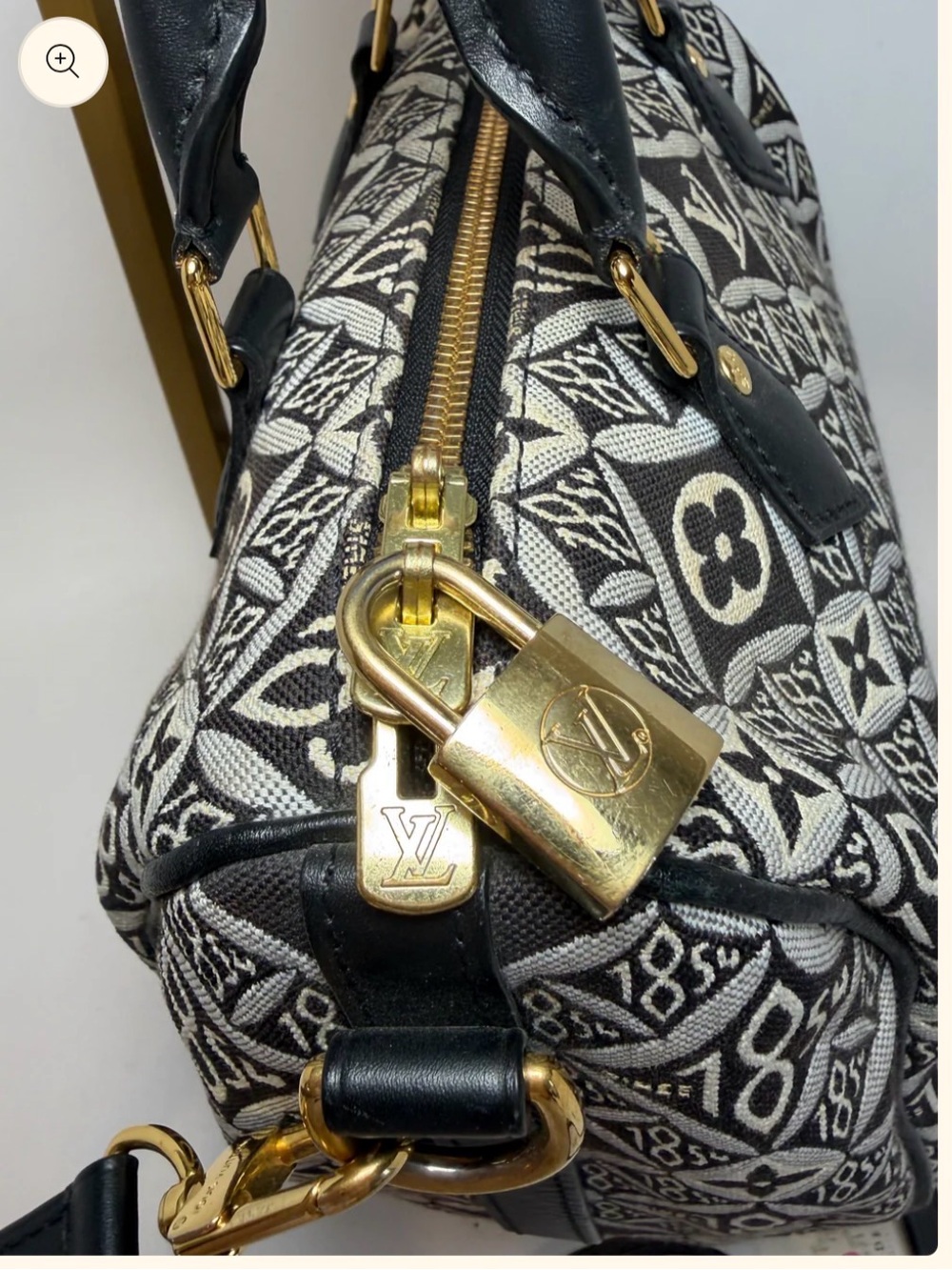Authentic: Louis Vuitton Speedy 25 Bandoulière 1854 Monogram Jacquard - Picture 9 of 13